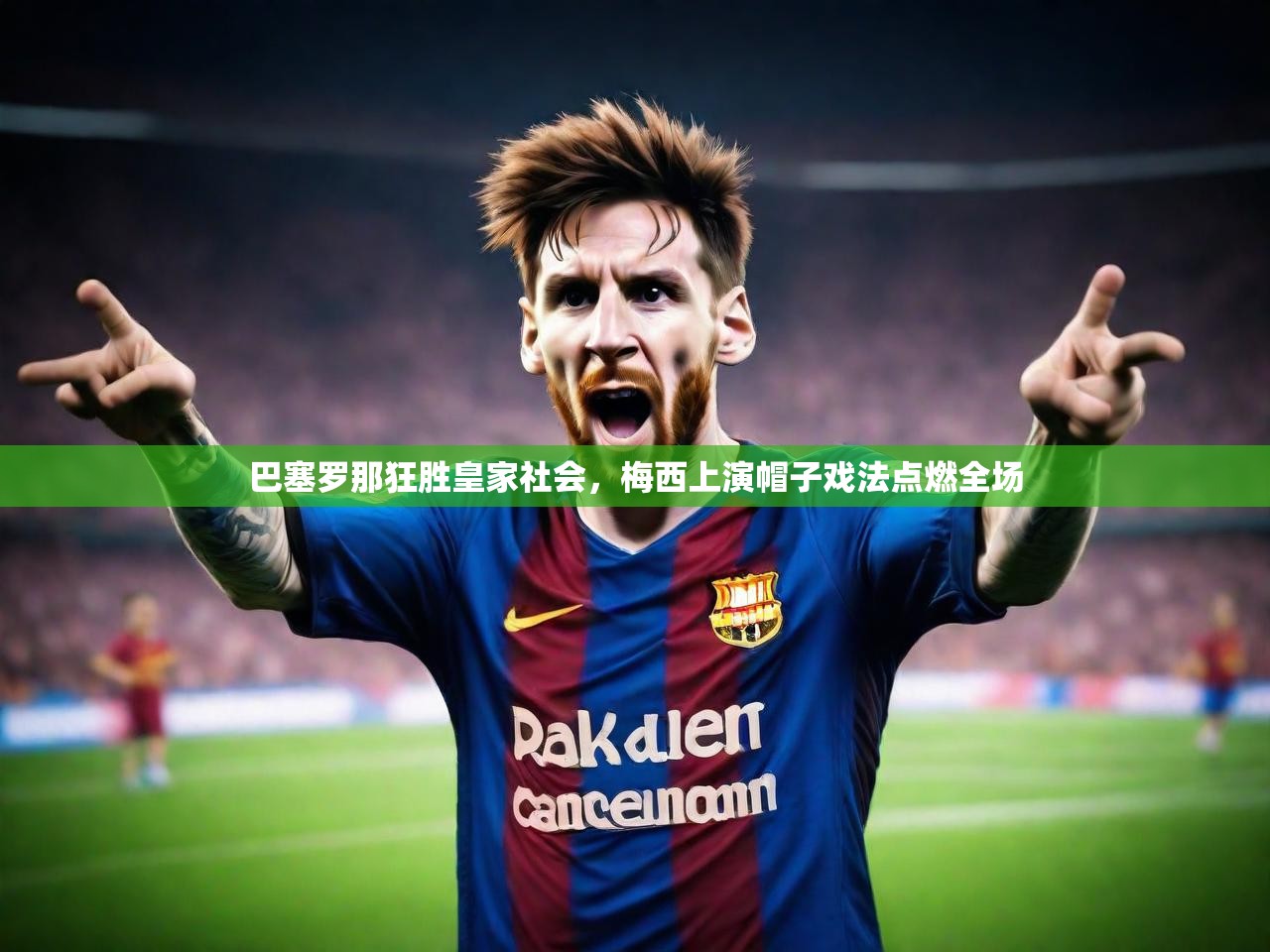 2025 完美体育官方入口巴塞罗那狂胜皇家社会，梅西上演帽子戏法点燃全场