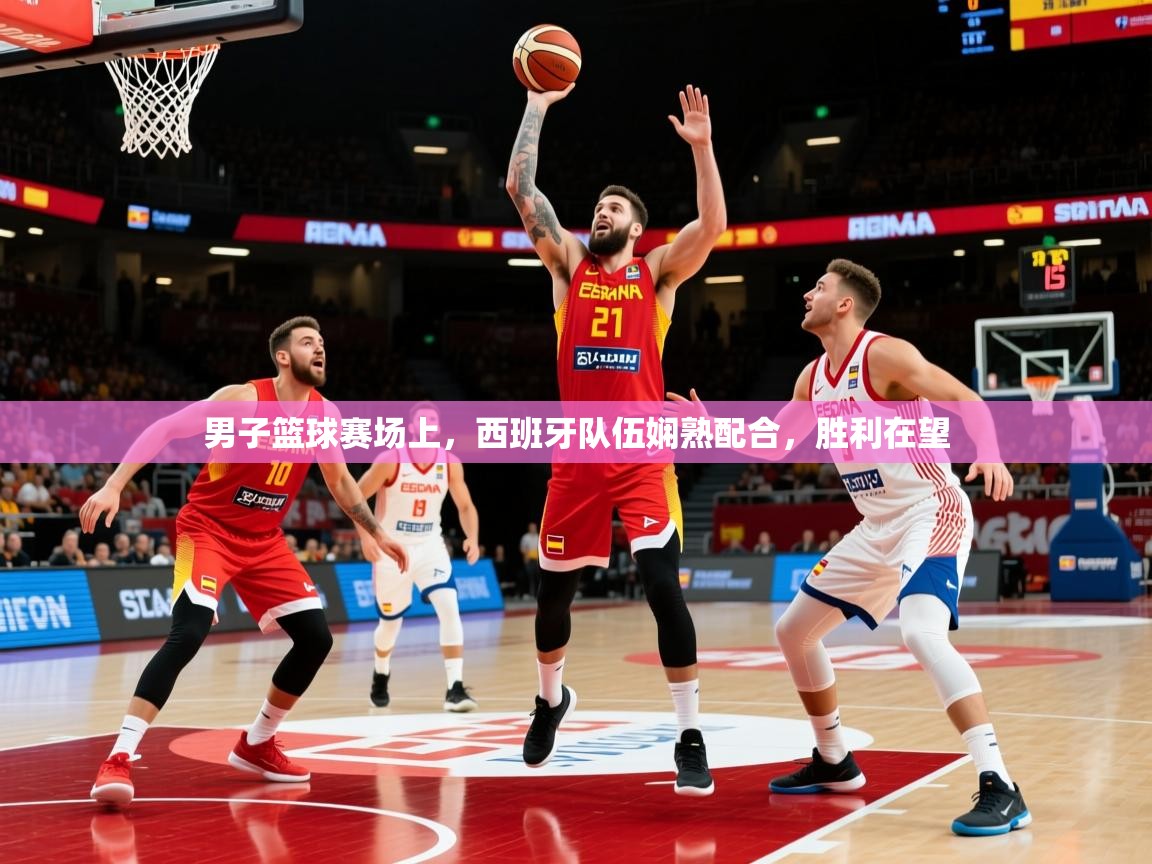 2026 完美体育官网登录入口男子篮球赛场上，西班牙队伍娴熟配合，胜利在望